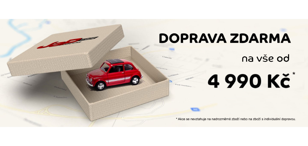Doprava zdarma od 4990 Kč