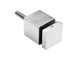 Bodový držák skla 40x40mm - sklo 8-21.52mm,aisi304,na jekl, brus