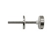 Bodový držák skla průměr 40x6mm - sklo 4-21.52mm,aisi304,na jekl, brus