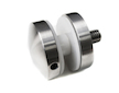 Bodový držák skla průměr 40x8mm - sklo 4-21.52mm,aisi304,na jekl, brus