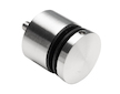 Bodový držák skla průměr 50x30mm se závitem- sklo 8-21.52mm,aisi304,na jekl, brus