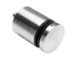 Bodový držák skla průměr 50x50mm se závitem - sklo 8-21.52mm,aisi304,na jekl, brus