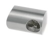 Držák prutové výplně koncový levý pro prut 12mm,aisi304, na trubku 42.4, lesk