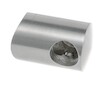 Držák prutové výplně koncový levý pro prut 16mm,aisi304, na trubku 42.4, brus