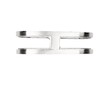 Držák skla 180° 106x45x30mm s kolíkem, sklo 6-12.76mm - aisi304, brus
