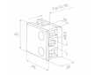 Držák skla 45x45x26mm, sklo 6-10.76mm - aisi316, na trubku 42.4, brus