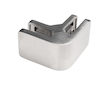 Držák skla 90° 72x45x30mm s kolíkem, sklo 6-12.76mm - aisi304, brus