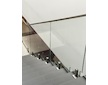 Madlo U 40x40mm, délka 2500mm,pro sklo 8-21,52mm, aisi 304, brus
