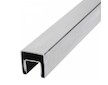 Madlo U 40x40mm, délka 5000mm,pro sklo 8-21,52mm, aisi 304, brus