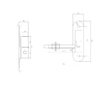 Pant navařovací s deskou pr.24mm M12 140x40mm