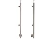 Sloupek levý pr.42,4x1230mm, boční uchycení, pro skleněnou výplň 6-10.76mm, pro madlo pr.42,4mm, aisi 304, brus