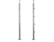 Sloupek středový pr.42,4x1060mm, pro prutovou výplň pr.12mm, pro madlo pr.42,4mm, aisi 304, brus