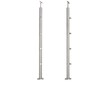 Sloupek středový pr.42,4x1060mm, pro prutovou výplň pr.12mm, pro madlo pr.42,4mm, aisi 304, lesk