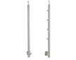 Sloupek středový pr.42,4x1130mm, boční uchycení, pro prutovou výplň pr.12mm, pro madlo pr.42,4mm, aisi 304, brus