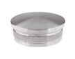 Záslepka vypouklá na trubku pr.42.4mm, aisi304, lesk