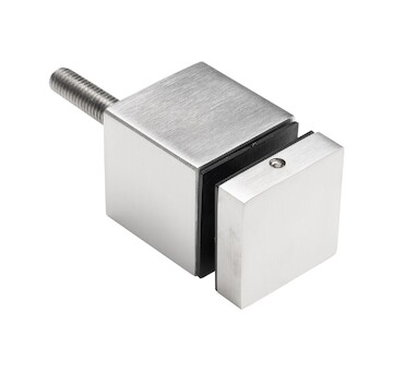 Bodový držák skla 40x40mm - sklo 8-21.52mm,aisi304,na jekl, brus
