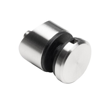 Bodový držák skla průměr 30mm - sklo 6-17,52mm,aisi304,na trubku 42.4, brus
