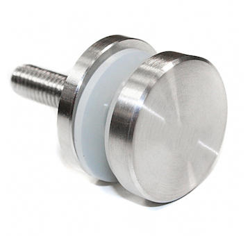 Bodový držák skla průměr 30x4mm - sklo 4-16.76mm,aisi304,na jekl, brus