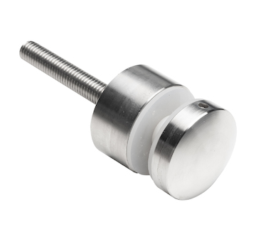 Bodový držák skla průměr 40x20mm - sklo 4-21.52mm,aisi304,na jekl, brus