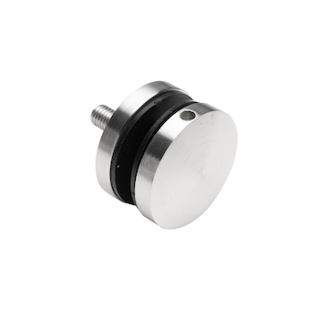Bodový držák skla průměr 50mm M10 se závitem - sklo 8-21.52mm,aisi304,na jekl, brus