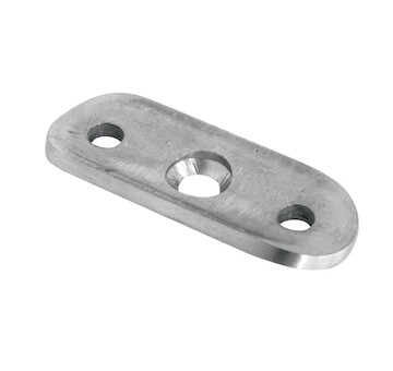 Deska držáku madla, na trubku 42.4mm, aisi304, brus