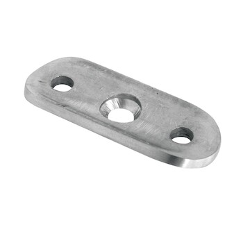 Deska držáku madla, na trubku 48.3mm, aisi304, brus