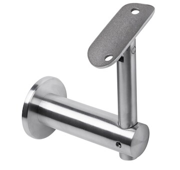 Držák madla na trubku pr.42.4mm, nastavitelný, aisi304, brus