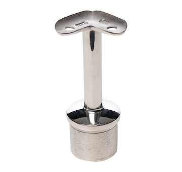 Držák madla na trubku pr.42.4mm rohový, 90°, aisi304, lesk