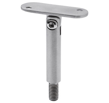 Držák pro ploché madlo ,pr. 12mm, nastavitelný, aisi304, brus