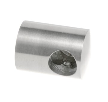 Držák prutové výplně koncový levý pro prut 12mm,aisi304, na jekl, brus