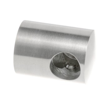 Držák prutové výplně koncový levý pro prut 16mm,aisi304, na jekl, brus