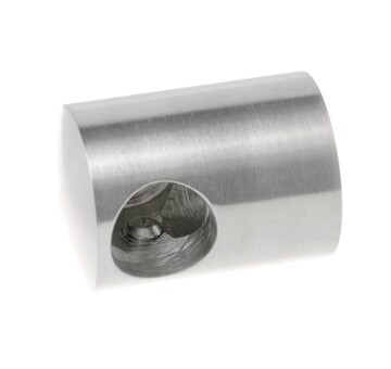 Držák prutové výplně koncový pravý pro prut 10mm,aisi304, na jekl, lesk