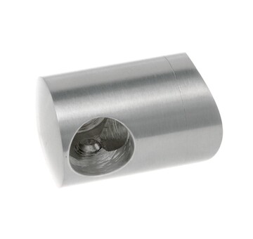 Držák prutové výplně koncový pravý pro prut 16mm,aisi304, na trubku 42.4, brus