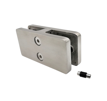 Držák skla 180° 95x45x30mm s kolíkem, sklo 6-12.76mm - aisi304, brus