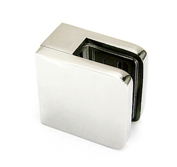 Držák skla 45x45x26mm, sklo 6-10.76mm - aisi316, na jekl, lesk