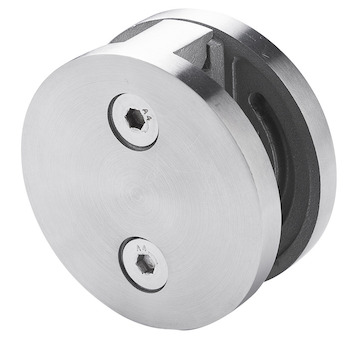 Držák skla dvoustraný pr. 60mm, sklo 8-12.76mm - aisi304,na jekl, brus