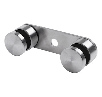 Dvoubodový držák skla 170x50mm - sklo 8-21.52mm,aisi304, brus