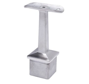 Hranatý držák madla na trubku pr.42.4mm, aisi304, brus