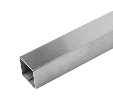Jekl 40x40x2mm, délka 6000mm, aisi 304, brus