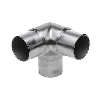 Koleno rohové na trubku pr.42,4mm, aisi304, brus