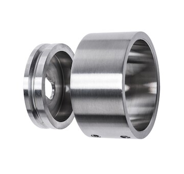 Kotvící příruba madla 42,4 mm, aisi 304, lesk