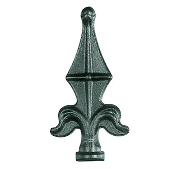 Kovaný hrot 115x58mm s kuličkou