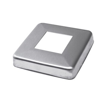 Krytka sloupku 105x105mm, díra 40x40mm, aisi 304, brus