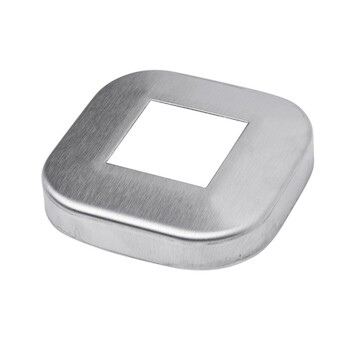 Krytka sloupku 90x90mm, díra 40x40mm, aisi 304, brus