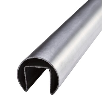 Madlo Francouzké balustrády pr.42.4mm, délka 2500mm, sklo 8-21,52mm, aisi304, brus