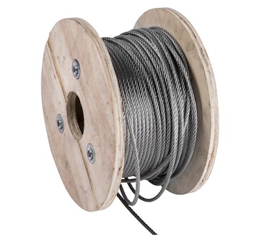 Nerezové lanko průměr 4mm, délka 50m, aisi316