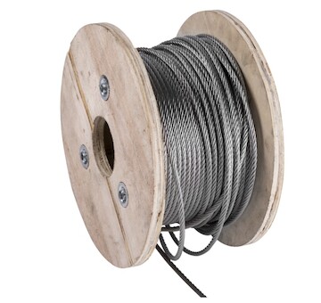 Nerezové lanko průměr 5mm, délka 25m, aisi316