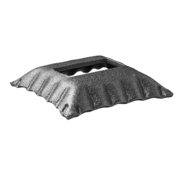 Ozdobná zákrytka 80x80x17mm otvor 40,5x20,5mm
