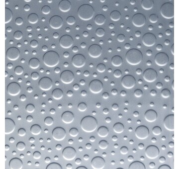 Plech- vzor bublina, 2000x1000x1.2mm, Zn.