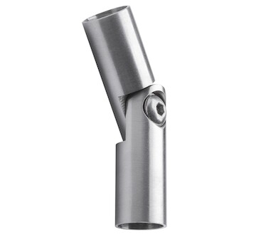 Spojka prutové výplně pr.12mm,nastavitelné 90° - 180°, aisi304, brus
